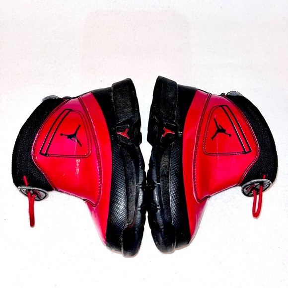 Nike Jordan red patent leather toddler rain boots size 9C - Picture 4 of 9